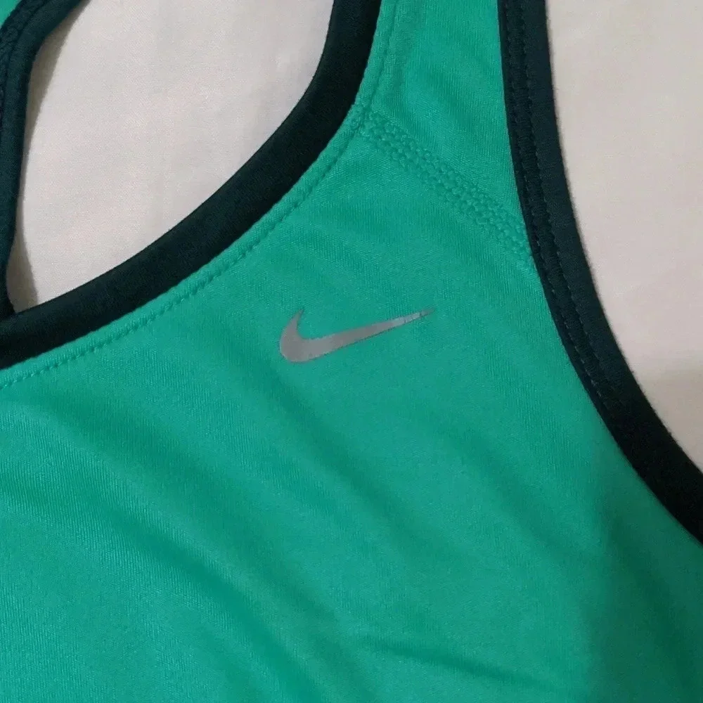 Nike Running Dry Fit Tank Top, Color Green Size S